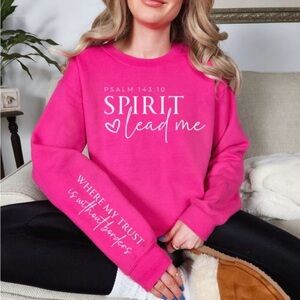 Gildan Women's Pink Inspirational Sweatshirt
